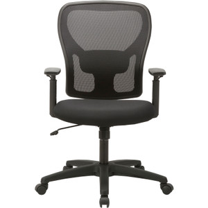 Lorell Task Chair,Mesh Mid Back, 27-3/4"x27"x43-1/8", Black (LLR83307) View Product Image