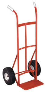 DUAL HANDLE HANDTRUCK W/10" PNEUMATI WHEELS 600# View Product Image