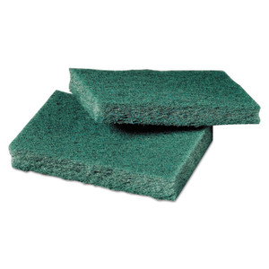 Scotch-Brite PROFESSIONAL General Purpose Scrub Pad, 3 x 4.5, Green, 40 Pads/Box, 2 Boxes/Carton