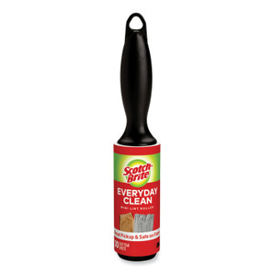 Scotch-Brite Everyday Clean Mini Lint Roller, 30 Sheets/Roll, 24/Carton