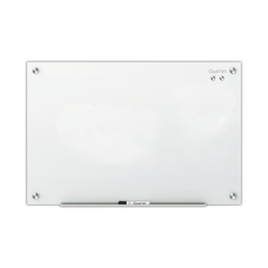 Quartet Infinity Magnetic Glass Marker Board, 48" x 36", White Surface Quartet Infinity Magnetic Glass Marker Board, 48" x 36", White Surface