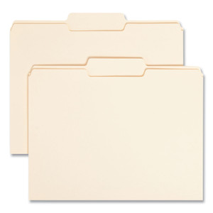 Smead Manila File Folders, 1/3-Cut Tabs: Center Position, Letter Size, 0.75" Expansion, Manila, 100/Box