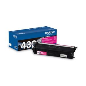Brother TN433M High-Yield Toner, 4,000 Page-Yield, Magenta (BRTTN433M) View Product Image
