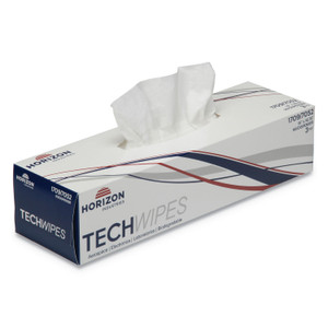 AbilityOne 7920009651709, SKILCRAFT, TechWipes Biodegradable Electronics Tissue, 3-Ply, 16.5 x 15.25, Unscented, White, 1,350/Box (NSN9651709) View Product Image