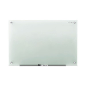 Quartet Infinity Magnetic Glass Marker Board, 72" x 48", White Surface