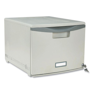 Storex Stackable Storage Drawer, 14.8" x 18.3" x 12.8", Gray