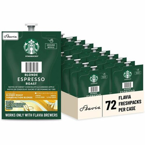 Starbucks Freshpack Blonde Espresso Roast Coffee - Compatible with Flavia Barista - Blonde - Freshpack - Espresso