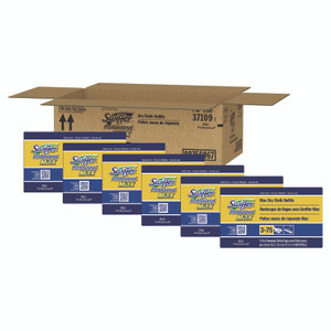 Swiffer Max/XL Dry Refill Cloths, 17.88 x 10, White, 16/Box, 6 Boxes/Carton