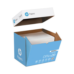 HP Papers Office20 Paper, 92 Bright, 20 lb Bond Weight, 8.5 x 11, White, 2, 500/Carton (HEW112103) View Product Image