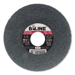 B-LINE ABRASIVES - 6 X 1 X 1 B-LINE T1 BENCH WHEEL  A120R9B  FIN  - 903-611F (24 EA = 1 CA)