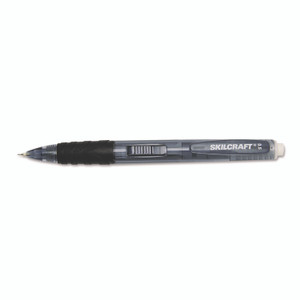 AbilityOne 7520013861581, SKILCRAFT Side-Action Mechanical Pencil, 0.5 mm, F (#2.5), Black Lead, Blue Barrel, 6/Box