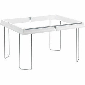 Smead Heavy-Duty Adjustable Hanging Folder Frame - Letter - 16" to 24" Long - Steel, Plastic - White