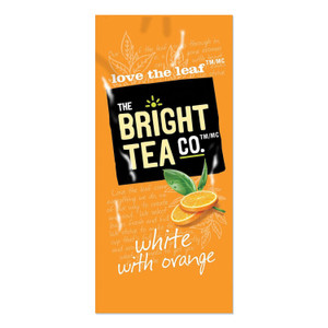 The Bright Tea Co. Tea Freshpack Pods, White with Orange, 0.05 oz, 100/Carton View Product Image