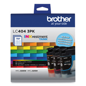 Brother INKvestment LC4043PK Original Standard Yield Inkjet Ink Cartridge - Cyan, Magenta, Yellow - (BRTLC4043PKS)