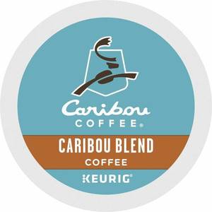 Caribou Coffee K-Cup Caribou Blend Coffee - Compatible with Keurig Brewer - Regular - Medium - K-Cup