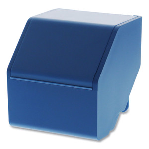 Bostitch Konnect Desktop Organizer Short Storage Bin, 3.4" x 3.5" x 3.5", Blue