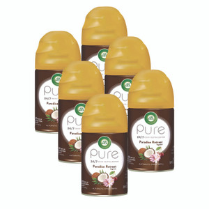 Air Wick Freshmatic Life Scents Ultra Refill, Paradise Retreat, 5.89 oz Aerosol Spray, 6/Carton Air Wick Freshmatic Life Scents Ultra Refill, Paradise Retreat, 5.89 oz Aerosol Spray, 6/Carton