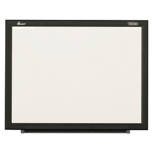 AbilityOne 7110016511296 SKILCRAFT Quartet Non-Magnetic Melamine Dry Erase Board, 48 x 36, White Surface, Black Aluminum Frame (NSN6511296) View Product Image