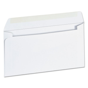 Universal Open-Side Business Envelope, #6 3/4, Square Flap, Gummed Closure, 3.63 x 6.5, White, 500/Box