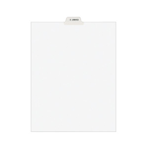 Avery-Style Preprinted Legal Bottom Tab Divider, 26-Tab, Exhibit C, 11 x 8.5, White, 25/PK