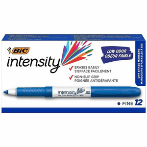 BIC Intensity Fine Point Whiteboard Marker - Fine Marker Point - Blue Ink