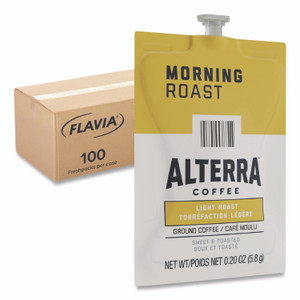 FLAVIA Alterra Morning Roast Coffee Freshpack, 100/Carton