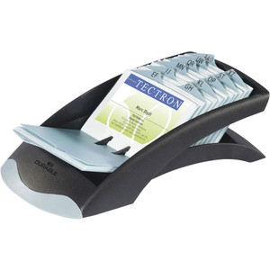 VISIFIX Desk Business Card Files - 200 Card Capacity - For 2.88" x 4.13" Size Card