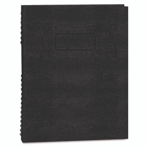 Blueline EcoLogix NotePro Executive Notebook, 1-Subject, Medium/College Rule, Black Cover, (100) 11 x 8.5 Sheets