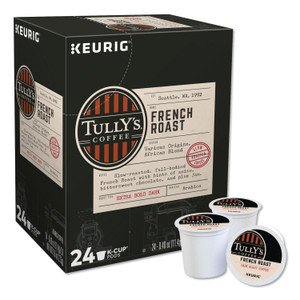 Tully's Coffee French Roast Coffee K-Cups, 24/Box GMT192619 (GMT192619) View Product Image