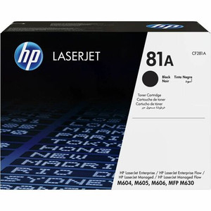 HP 81A (CF281A) Original Laser Toner Cartridge - Single Pack - Black - 1 Each