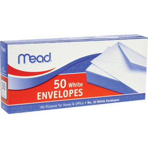 Mead Plain White Envelopes (MEA75050) View Product Image