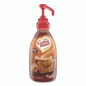 Coffee mate Liquid Creamer Pump Bottle, Salted Caramel Chocolate, 1.5 L Pump Bottle