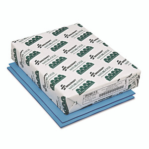 AbilityOne 7530013982681, SKILCRAFT Neon Colored Copy Paper, 20 lb Bond Weight, 8.5 x 11, Neon Blue, 500/Ream