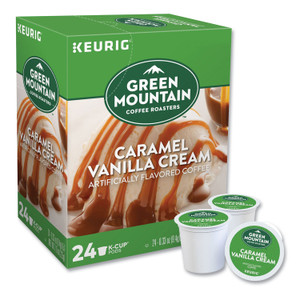Green Mountain Coffee Caramel Vanilla Cream Coffee K-Cups, 24/Box (GMT6700) View Product Image