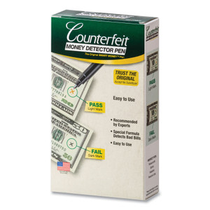 Dri-Mark Smart Money Counterfeit Bill Detector Pen, U.S. Currency, 12/Pack (DRI351R1) View Product Image