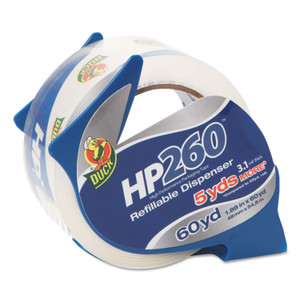 Duck HP260 Packaging Tape with Dispenser, 3" Core, 1.88" x 60 yds, Clear (DUC07364) View Product Image