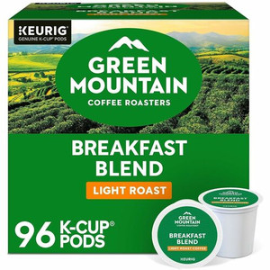 Green Mountain Coffee Roasters K-Cup Breakfast Blend Coffee - Compatible with K-Cup Brewer - Light - K-Cup - 24/Box