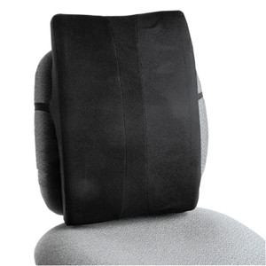 Safco Remedease Full Height Backrest, 14 x 3 x 19.5, Black (SAF71301) View Product Image