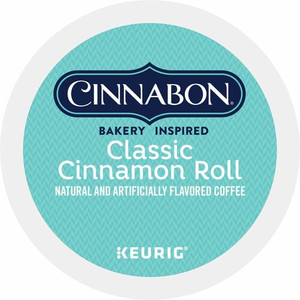 Cinnabon K-Cup, Pod Coffee - Compatible with Keurig Brewer - Regular - Light - K-Cup, Pod - Classic Cinnamon Roll