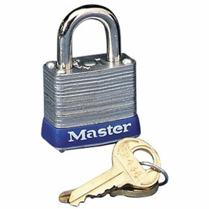 Master Lock High Security Padlock - Keyed Different - 0.18" Shackle Diameter - Cut Resistant, Rust Resistant - Steel - Silver