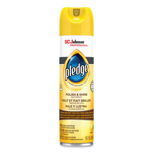 Pledge Furniture Polish, Lemon, 14.2 oz Aerosol Spray (SJN301168EA) View Product Image