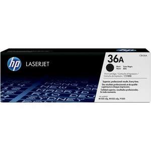 HP 36A (CB436A) Original Standard Yield Laser Toner Cartridge - Single Pack - Black - 1 Each