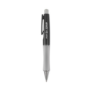 Pilot Dr. Grip Ballpoint Pen, Retractable, Medium 1 mm, Black Ink, Black Barrel (PIL36100) View Product Image