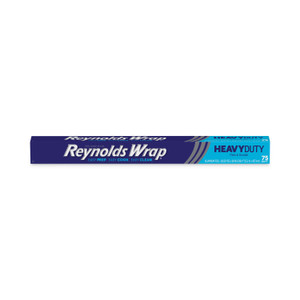 Reynolds Wrap Heavy Duty Aluminum Foil Roll, 18" x 75 ft, Silver (RFPF28028) View Product Image