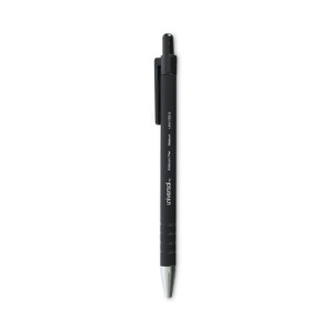 Universal Ballpoint Pen, Retractable, Medium 1 mm, Black Ink, Black Barrel, Dozen Universal Ballpoint Pen, Retractable, Medium 1 mm, Black Ink, Black Barrel, Dozen