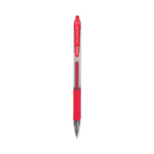 Zebra Sarasa Dry Gel X20 Gel Pen, Retractable, Medium 0.7 mm, Red Ink, Translucent Red Barrel, 12/Pack (ZEB46830) View Product Image