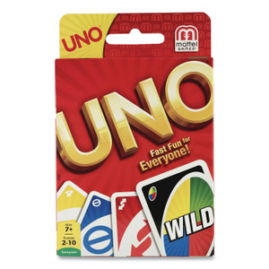 Mattel UNO Card Game, Ages 7 and Up, 108 Cards/Set