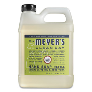 Mrs. Meyer's Clean Day Liquid Hand Soap Refill, Lemon Verbena Scent, 33 oz