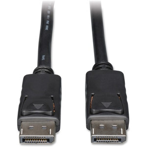 Tripp Lite series DisplayPort Cable - 3 ft A/V Cable for Audio/Video Device, Computer, Projector, Notebook, Monitor - First End: 1 x DisplayPort Digital Audio/Video - Male - Second End: 1 x DisplayPort Digital Audio/Video - Male