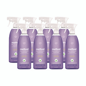 Method All Surface Cleaner, French Lavender, 28 oz Spray Bottle, 8/Carton
